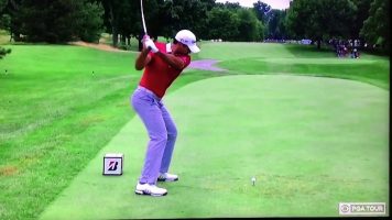 ジェイソン・デイ 344ヤード ドライバーショット 超スローモーション