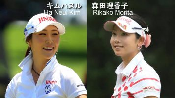 キムハヌル VS 森田理香子 べた足打法 VS 腰の高速回転