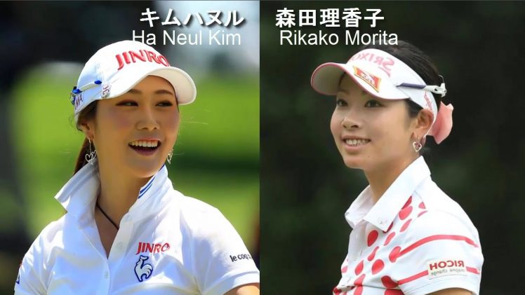 キムハヌル VS 森田理香子 べた足打法 VS 腰の高速回転